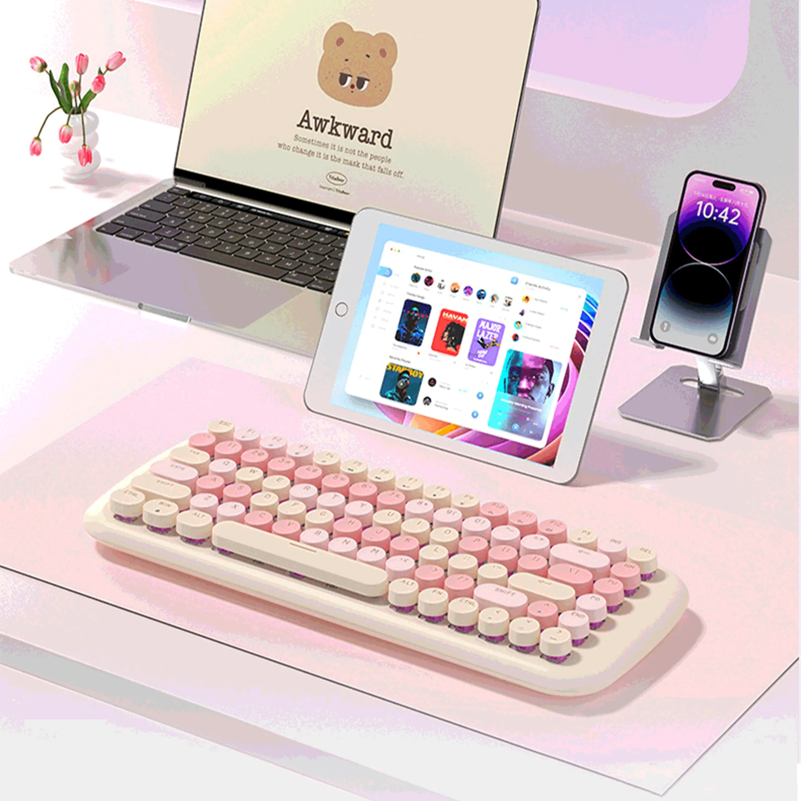 Bàn phím có dây Cyan Switch MOFII CANDY M